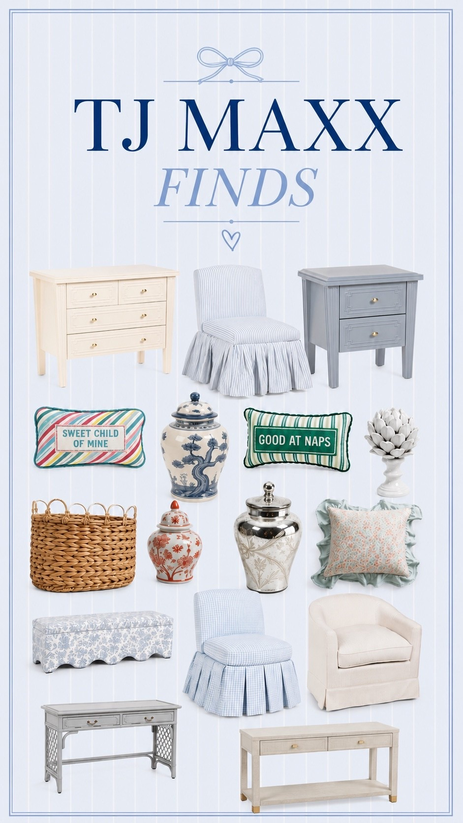 I cannot get over the TJ Maxx home finds lately! Truly looks like Serena & Lily without the pricetag! $$$. My off white ruffle chairs are BACK IN STOCK! The quality is amazing and they are comfy comfy!

#LTKHome