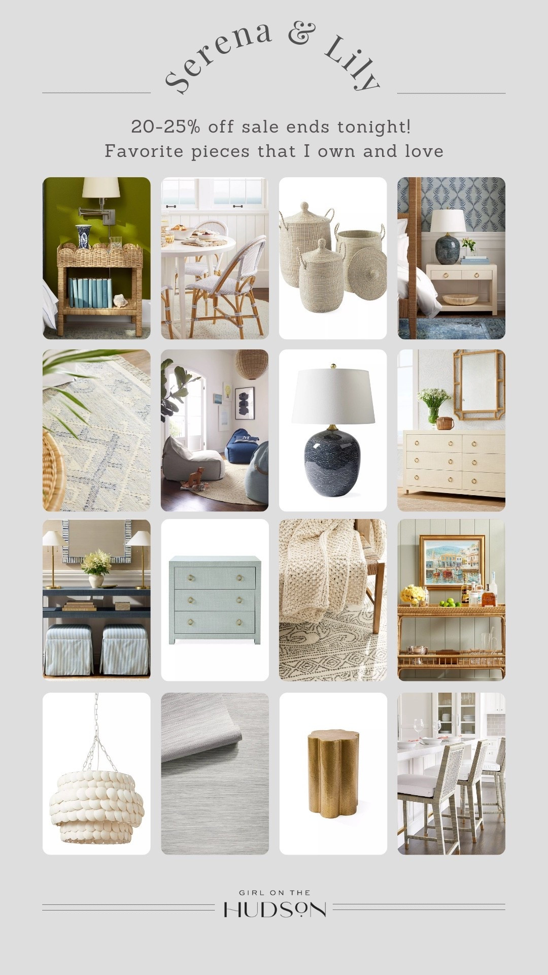 The Serena & Lily sale ends tonight! Linking furniture, decor and lighting that we own and love and would buy again. Everything is 20-25% off until midnight tonight! 

#LTKSeasonal #LTKSaleAlert #LTKHome