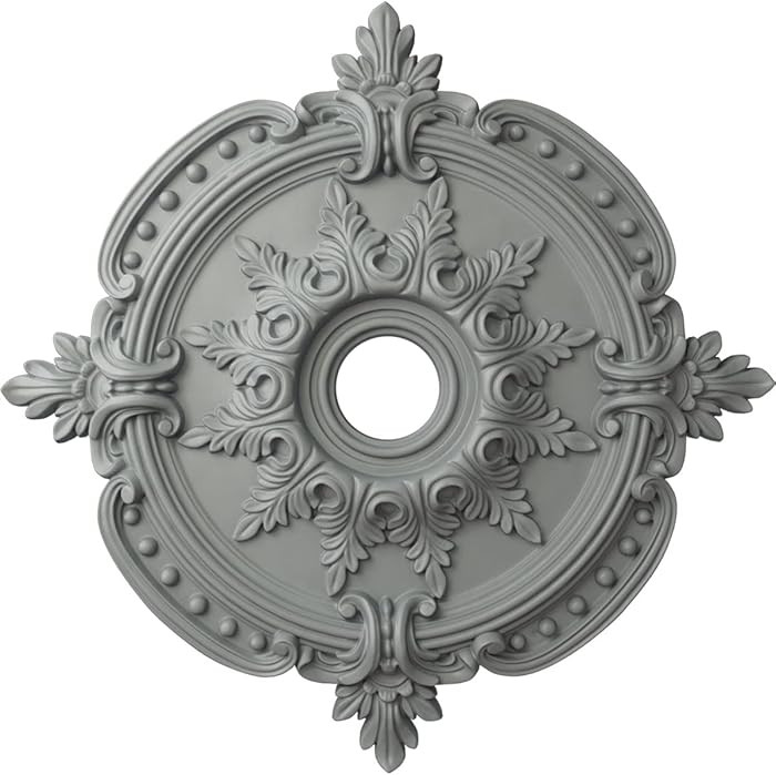Ekena Millwork CM28BE 28 3/8"OD x 3 3/4"ID x 1 5/8"P Benson Classic Ceiling Medallion | Amazon (US)