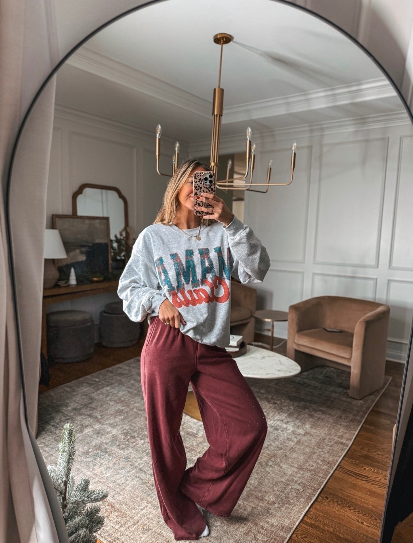 The CUTEST mama claus sweatshirt my code OLIVIAC is live for one more day for 30% off!! I have a large 

#LTKGiftGuide #LTKHoliday #LTKCyberWeek