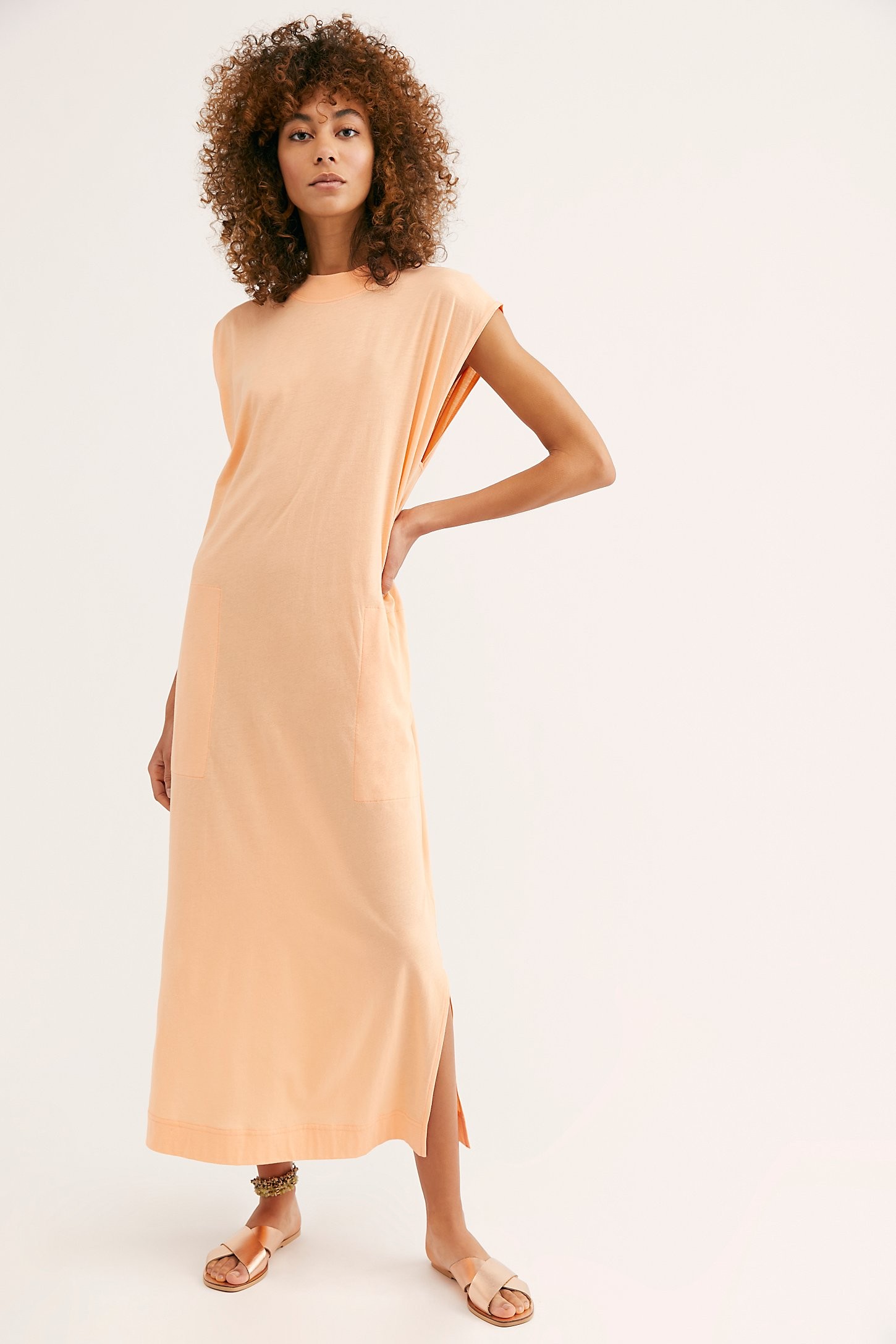 All Day Long Midi T-Shirt Dress | Free People (Global - UK&FR Excluded)