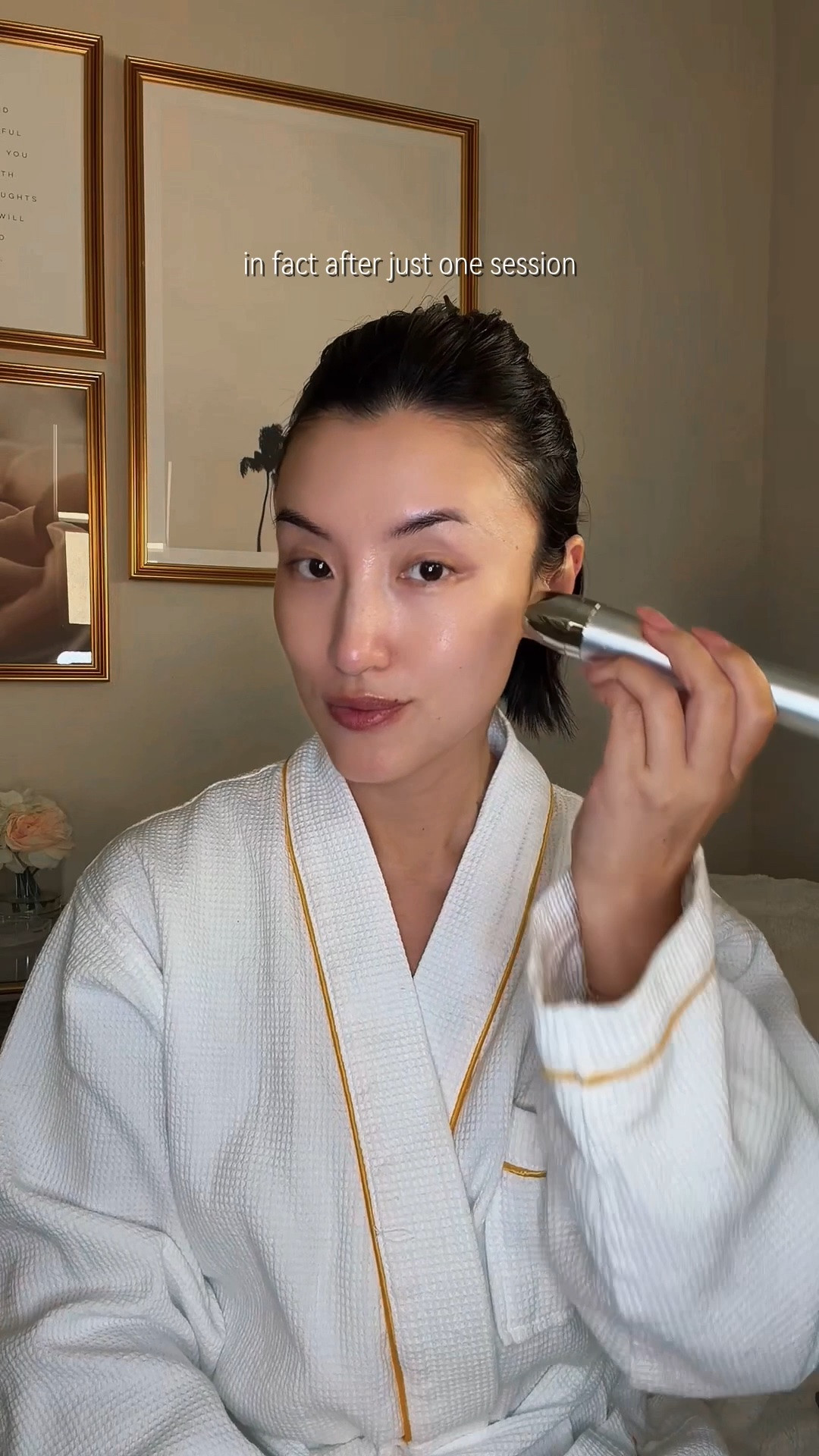 Discoloration has definitely become more stubborn for me after 40, especially the dark spots left behind after hormonal breakouts. ✨

What makes the @glow.m Booster Sonic so interesting is the technology behind it. It uses LDM (Local Dynamic Micromassage) with 3MHz + 10MHz ultrasound frequencies to target different layers of the skin and support collagen + elastin production, hydration, elasticity and skin regeneration.

It also has 3 treatment modes depending on what my skin needs:
🤍 3MHz — firming + absorption care
💚 10MHz — soothing + hydration care
💙 3/10MHz — alternating frequencies for all-in-one care

And all of this with no needles, no downtime and no pain — a huge plus for my sensitive skin.

Just 15 minutes has become such an easy addition to my routine, especially when I'm trying to help my skin bounce back after a hormonal flare-up. ✨

#SkincareOver40 #KoreanSkincare #BeautyDevice #DarkSpots #SensitiveSkin 

@glowm.official_global

#LTKselfcare #LTKOver40 #LTKBeauty