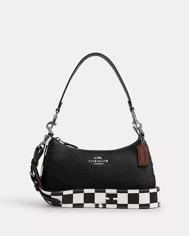 Teri Shoulder Bag With Checkerboard Print | Coach Outlet US