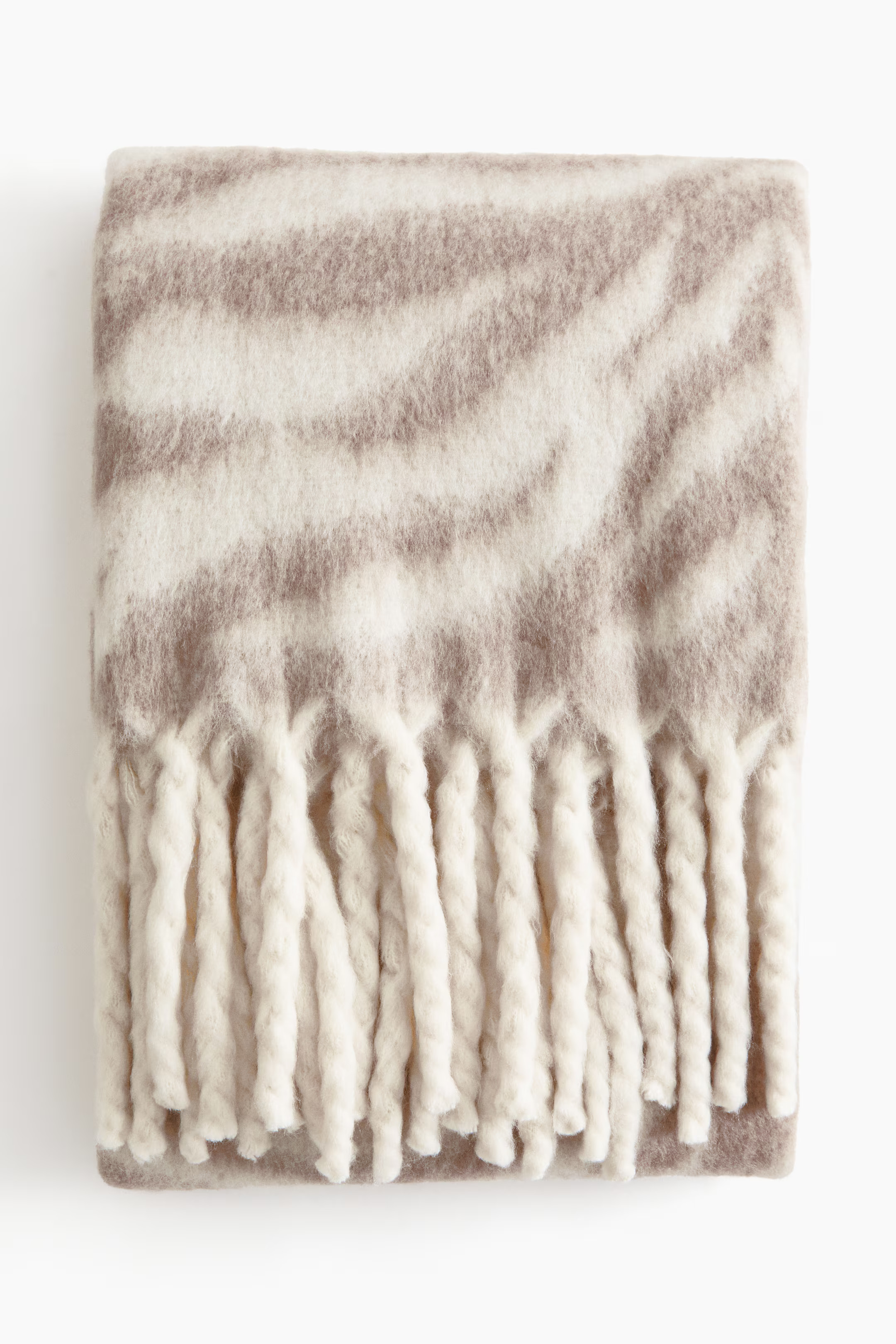 Patterned Wool-blend Throw | H&M (US + CA)