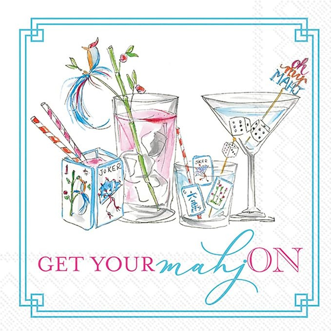 IHR Ideal Home Range Cocktail Napkins Rosanne Beck Disposable 3-Ply Paper Party Napkin Pack, 10" ... | Amazon (US)