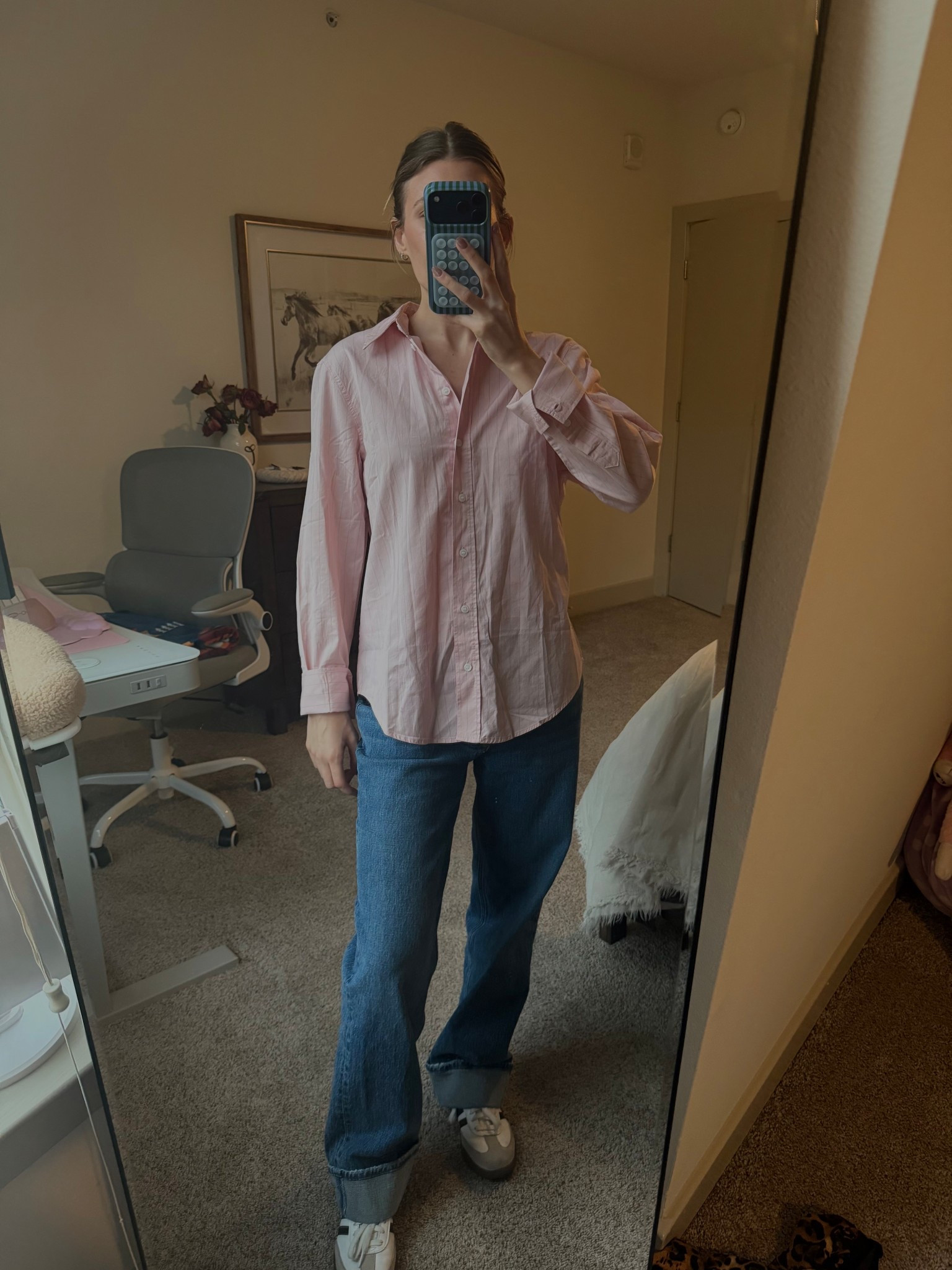 chic button down date night outfit 

#LTKgrwm #LTKootd #LTKCyberWeek