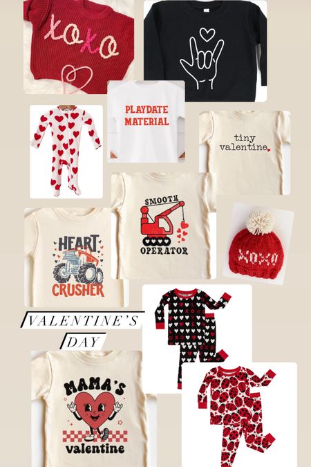 Valentine’s Day toddler favorites #etsy #spearmint #littlesleepies #pajamas ❤️#LTKHoliday 

#LTKkids #LTKSeasonal