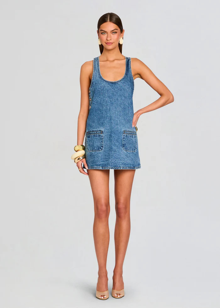 Rayna Overall Dress | Retrofete