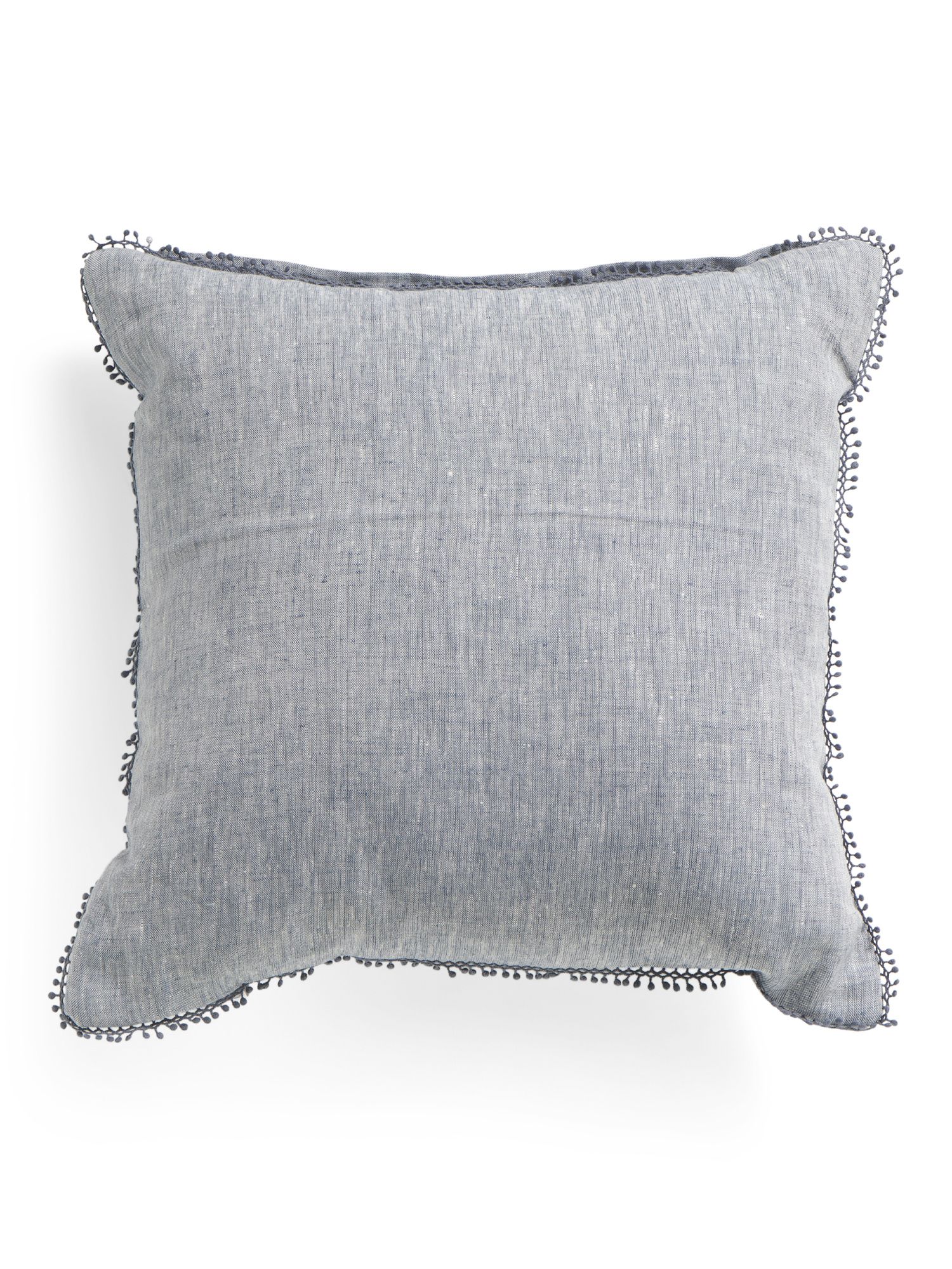 20x20 Linen Blend Chambray Pillow | TJ Maxx