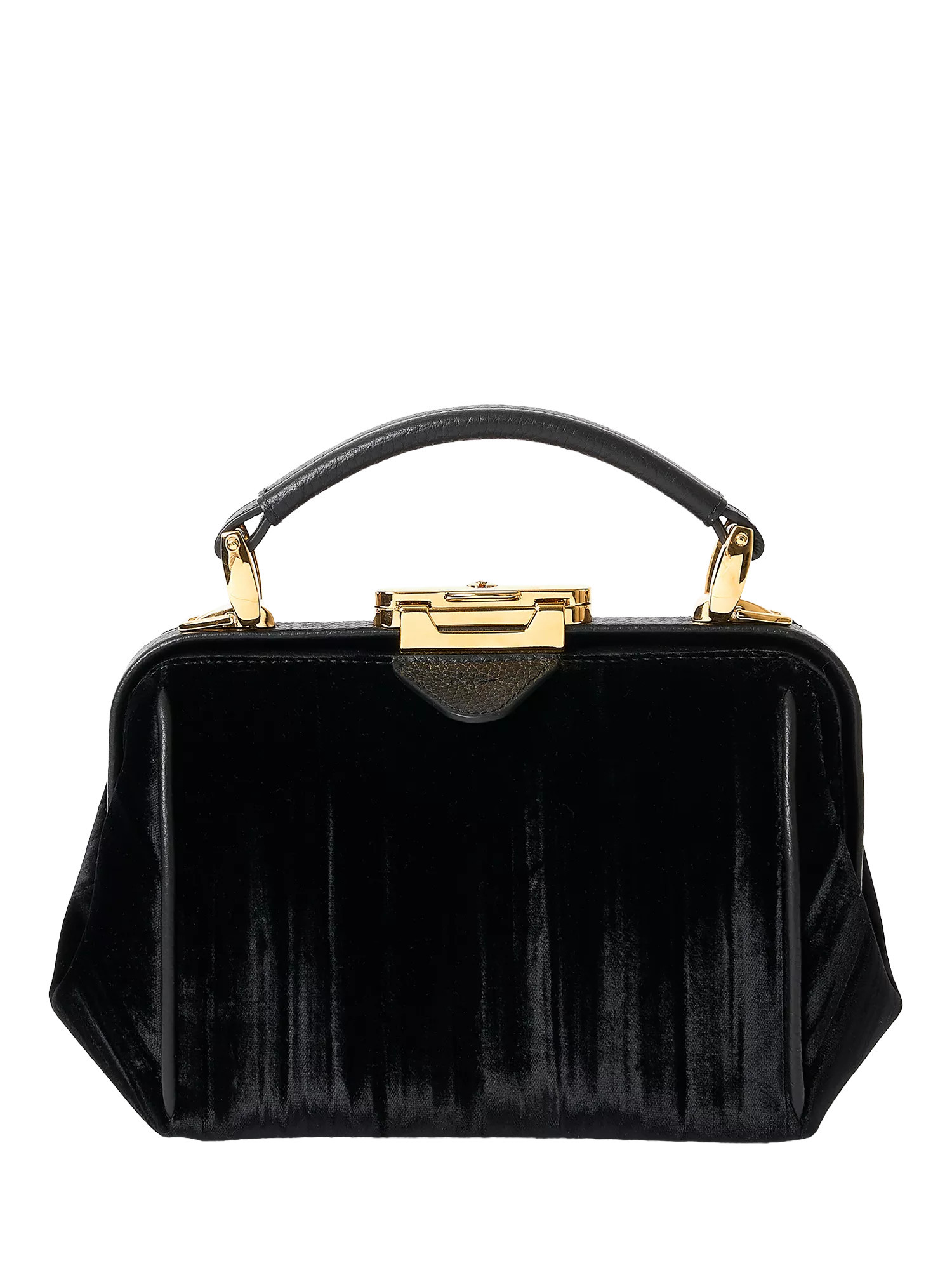 Cambridge Satchel x Wicked The Mini Sophie Shoulder Bag, Black Velvet | John Lewis (UK)
