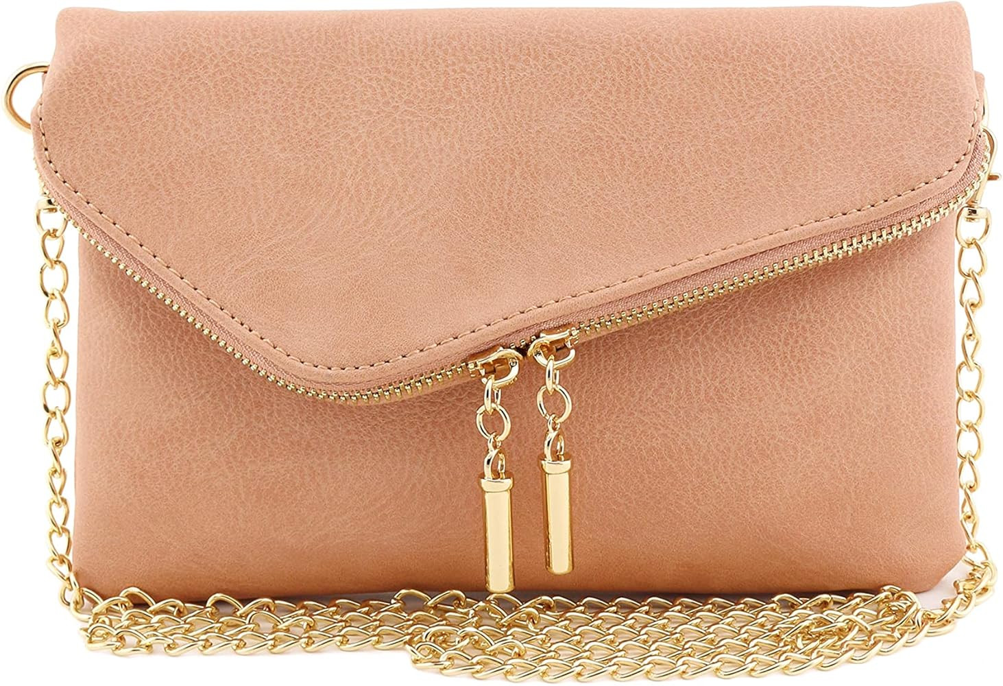 Envelope Wristlet Clutch Crossbody Bag with Chain Strap | Amazon (US)