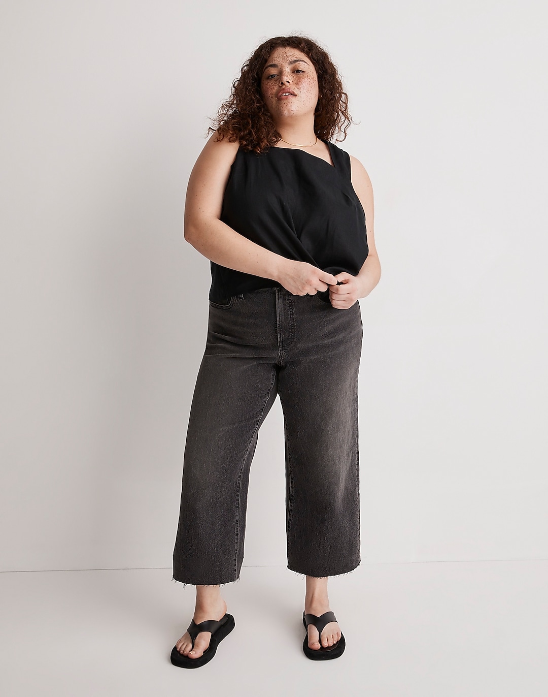 The Plus Perfect Vintage Wide-Leg Crop Jean | Madewell