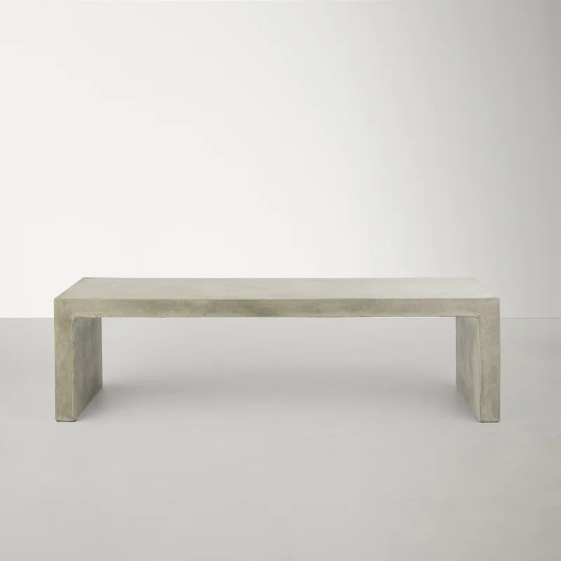Rommel Cement Outdoor Bench | Wayfair North America