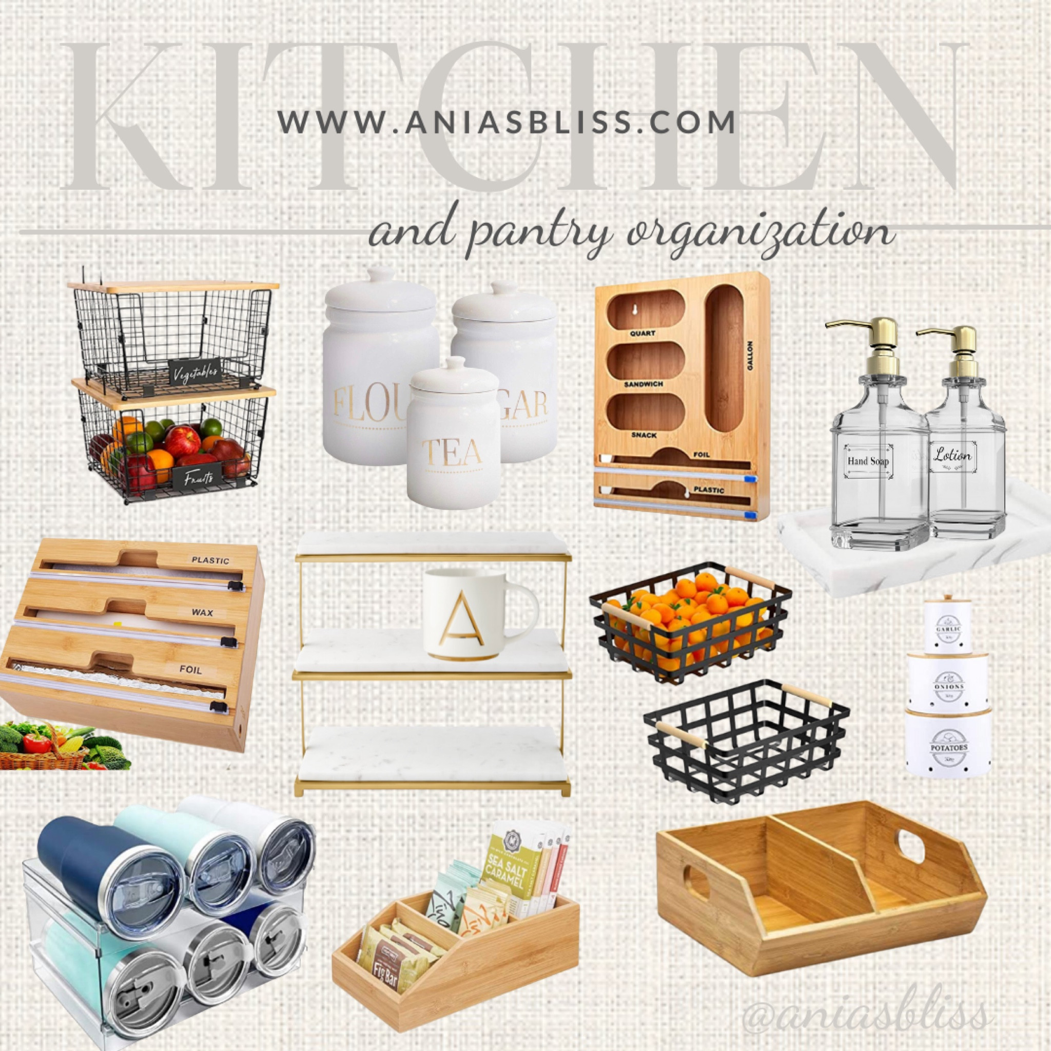 Kitchen and pantry organization

#LTKGiftGuide #LTKunder50 #LTKhome