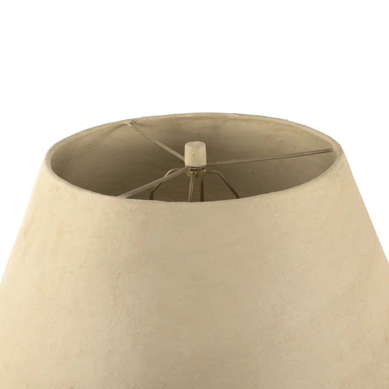 SAGREDO 60.25'' Light Paper Mache Traditional Floor Lamp | Wayfair North America