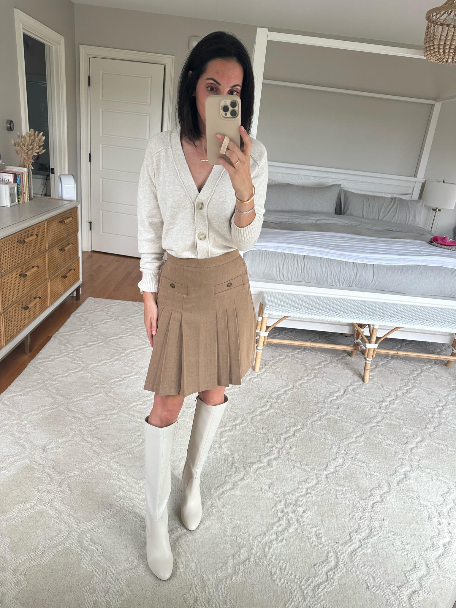 Xxs in sweater and skirt
Boots run tts


#LTKstyletip #LTKsalealert #LTKworkwear