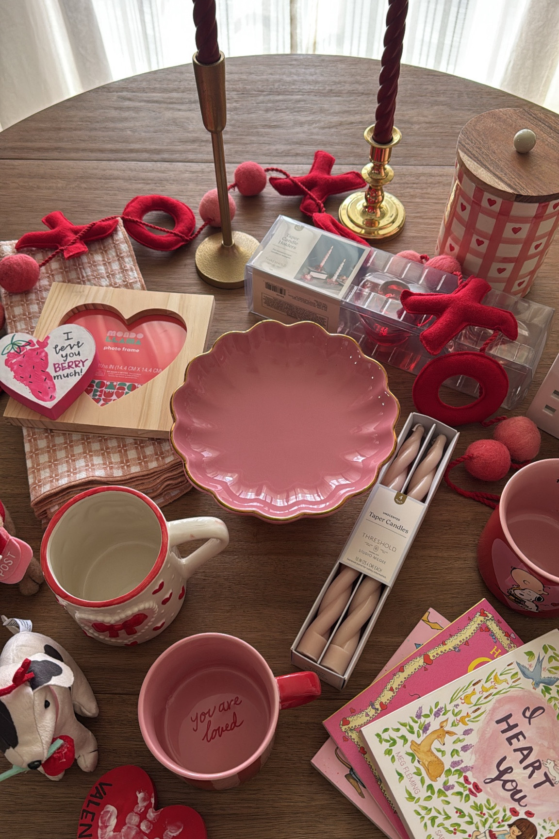 Valentine’s Day decor ❤️💘🌹💋🩷🎀  mugs + jar from Home Goods

#LTKHome #LTKSeasonal