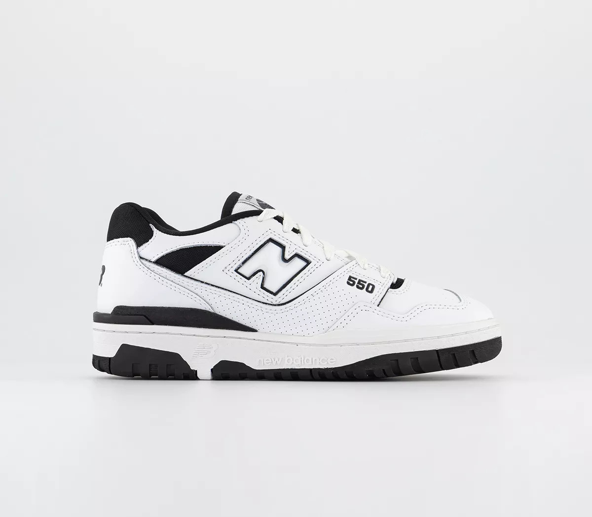 New Balance
								BB550 Trainers
								White Black | OFFICE London (UK)