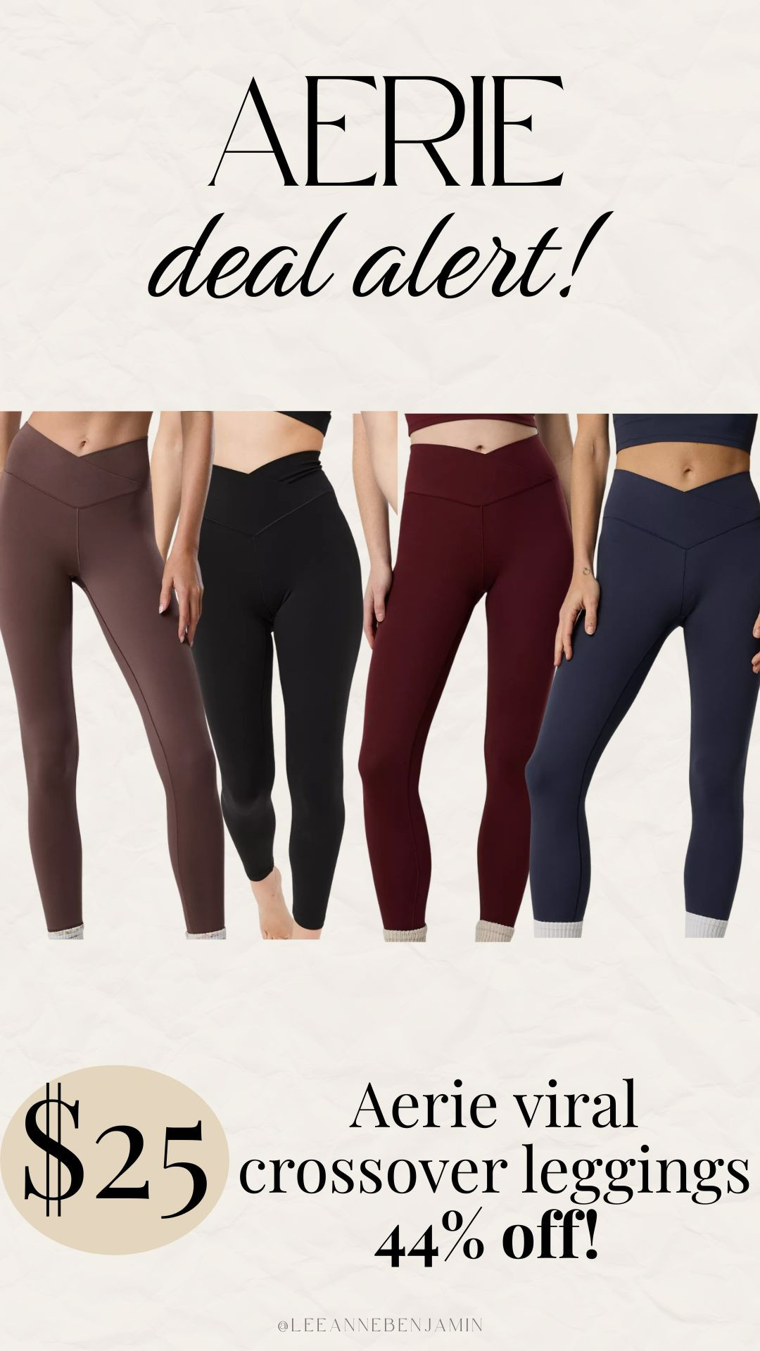 Aerie leggings on sale for only $25 today! 
 

 #LTKootd #LTKActive #LTKSaleAlert