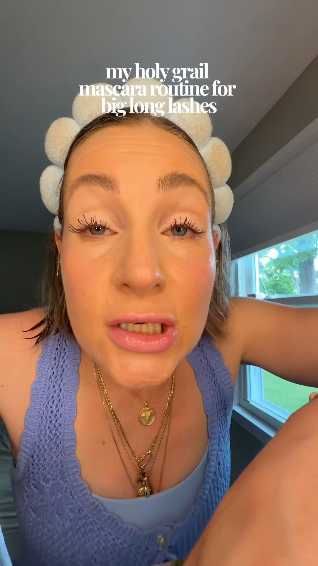 Long lashes with two products