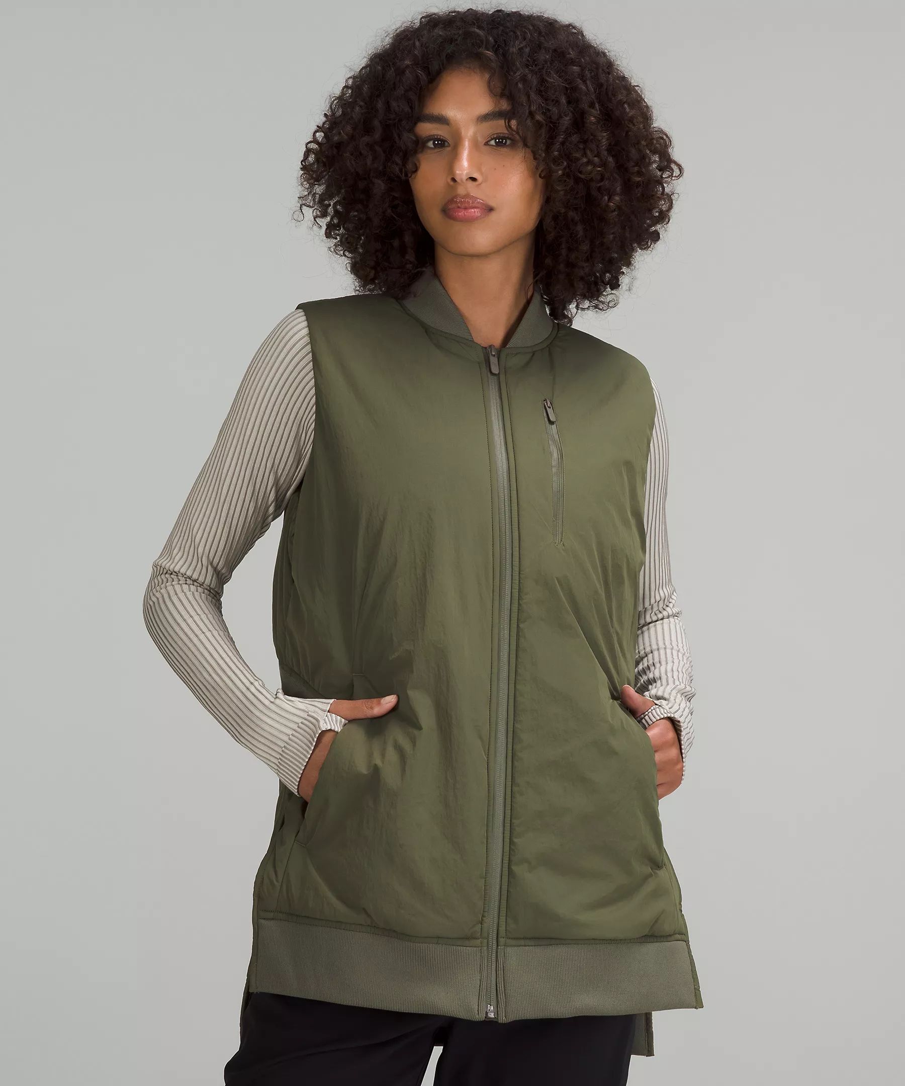 Long Insulated Bomber Vest | Lululemon (US)