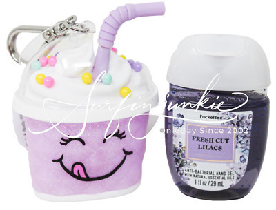 Bath Body Works Pocketbac Hand Sanitizer Gel Holder Purple Milkshake Whip Cream | eBay US