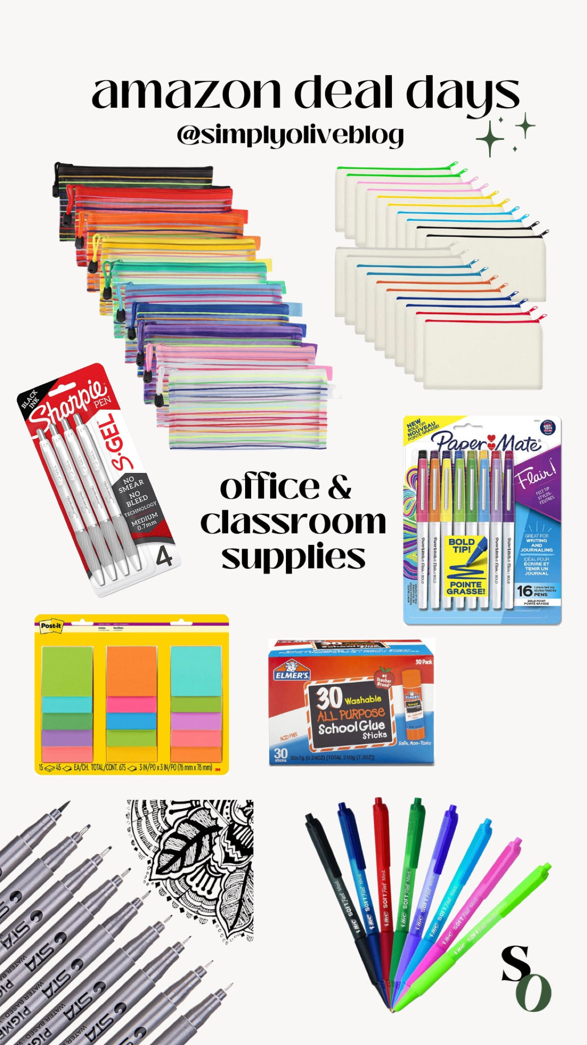 Office and classroom supplies - deals available on Amazon deal days event! 

#LTKU #LTKunder50 #LTKsalealert