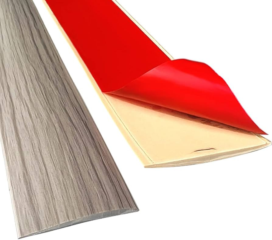 Floor Transition Strip Self Adhesive Laminate Floor Strip Threshold Seam Cover Strip Vinyl Door F... | Amazon (US)