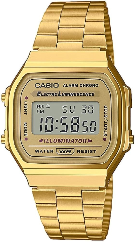 Casio Collection Unisex Adults Watch A168WG | Amazon (US)
