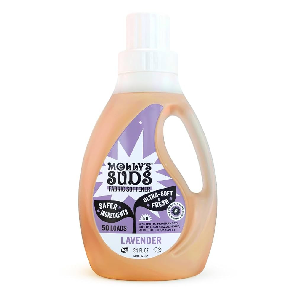Molly’s Suds Fabric Softener Liquid for Sensitive Skin | Vinegar-Powered, Infused with Essentia... | Amazon (US)