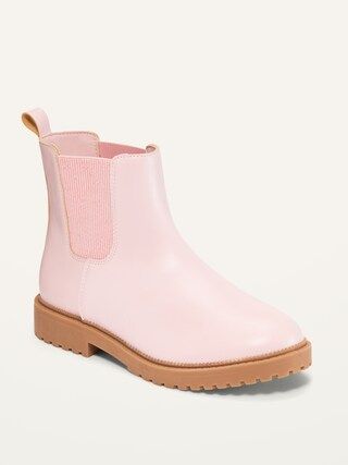 Faux-Leather Chelsea Boots for Girls | Old Navy (US)