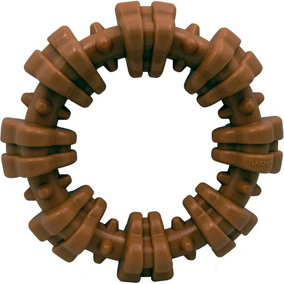 Nylabone Textured Ring Power Chew Toy for Dogs, Dog Toys for Aggressive Chewers, Flavor Medley, S... | Walmart (US)
