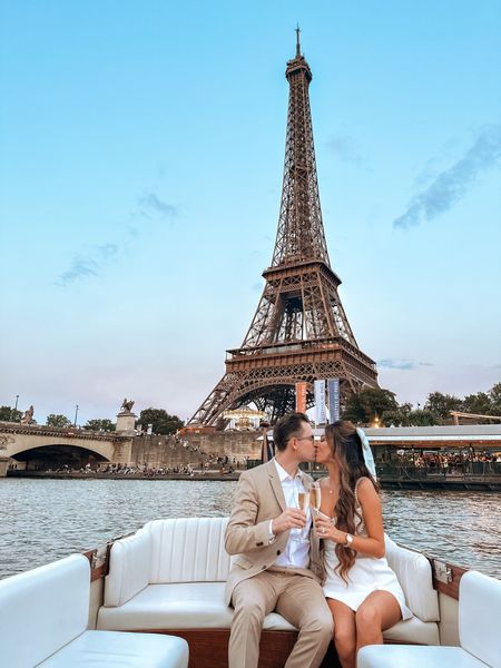 Sunset on the Seine
Parisian style, bow, white dress, sparkle

#LTKwedding #LTKstyletip #LTKtravel