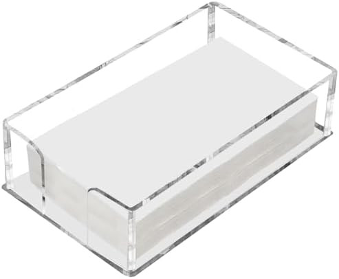 Fengzhe Acrylic Guest Towel Napkin Holder, Clear Bathroom Paper Hand Towels Storage Tray, Disposa... | Amazon (US)