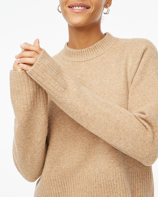 Girlfriend crewneck sweater in extra-soft yarn | J.Crew Factory