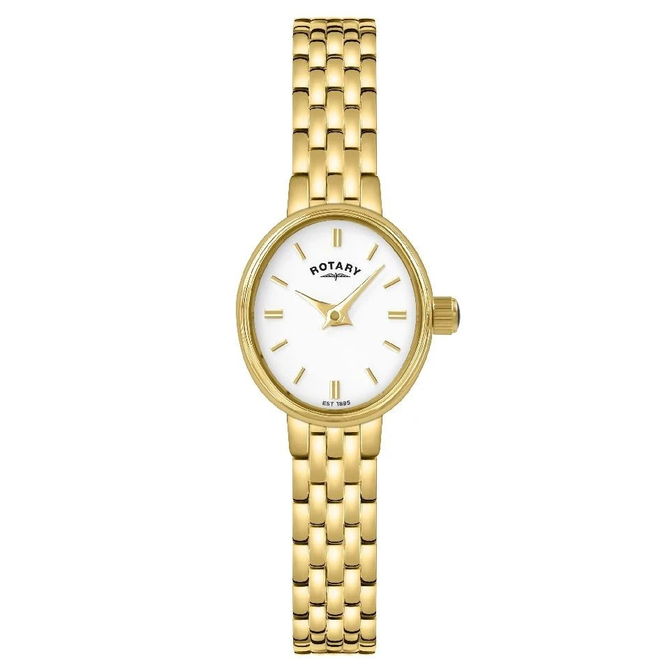 Rotary LB02084/02 Gold Plated Bracelet Watch - W6310 | F.Hinds Jewellers | F.Hinds Jewellers