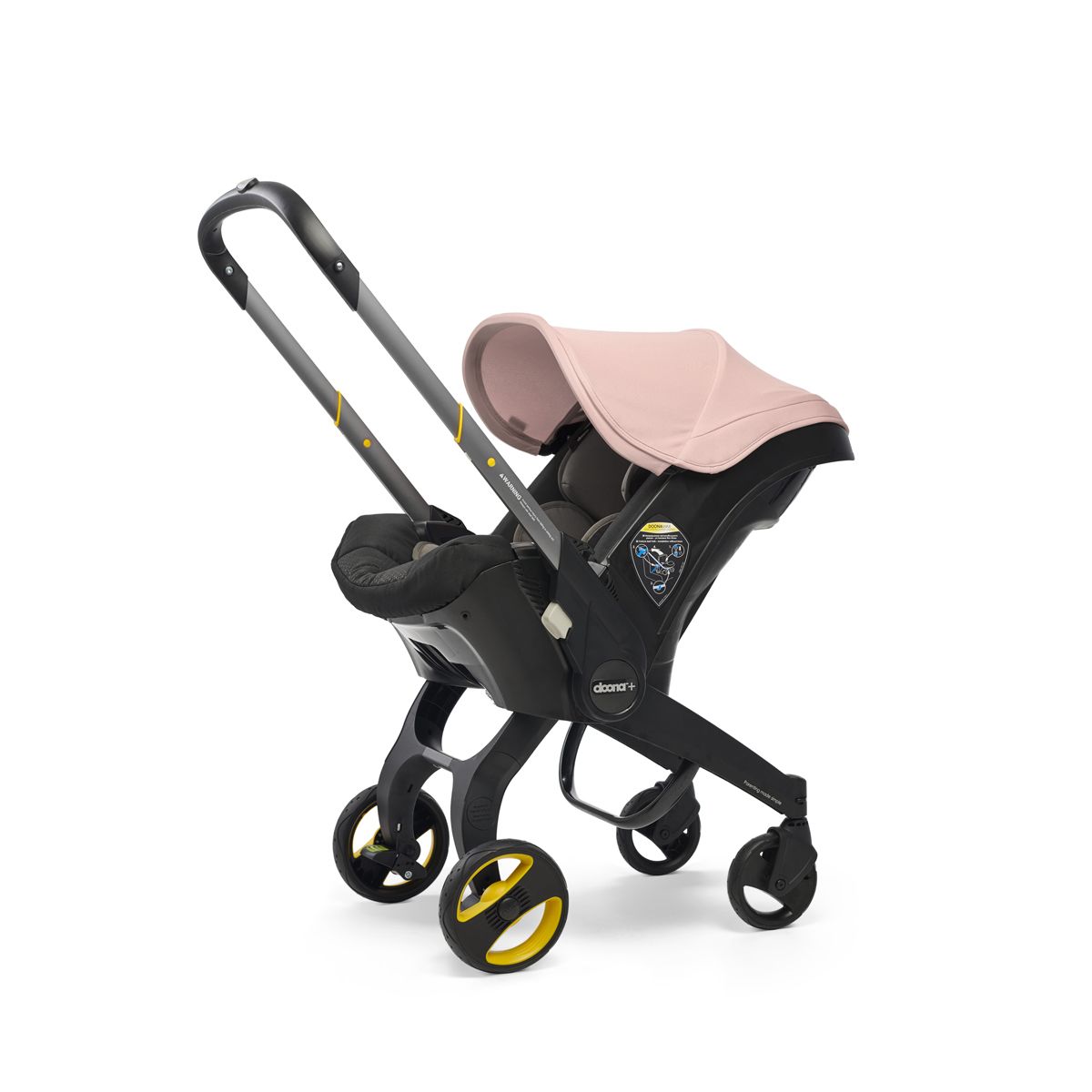 Doona Infant Car Seat Stroller and Base (Color: Blush Pink) | The Tot