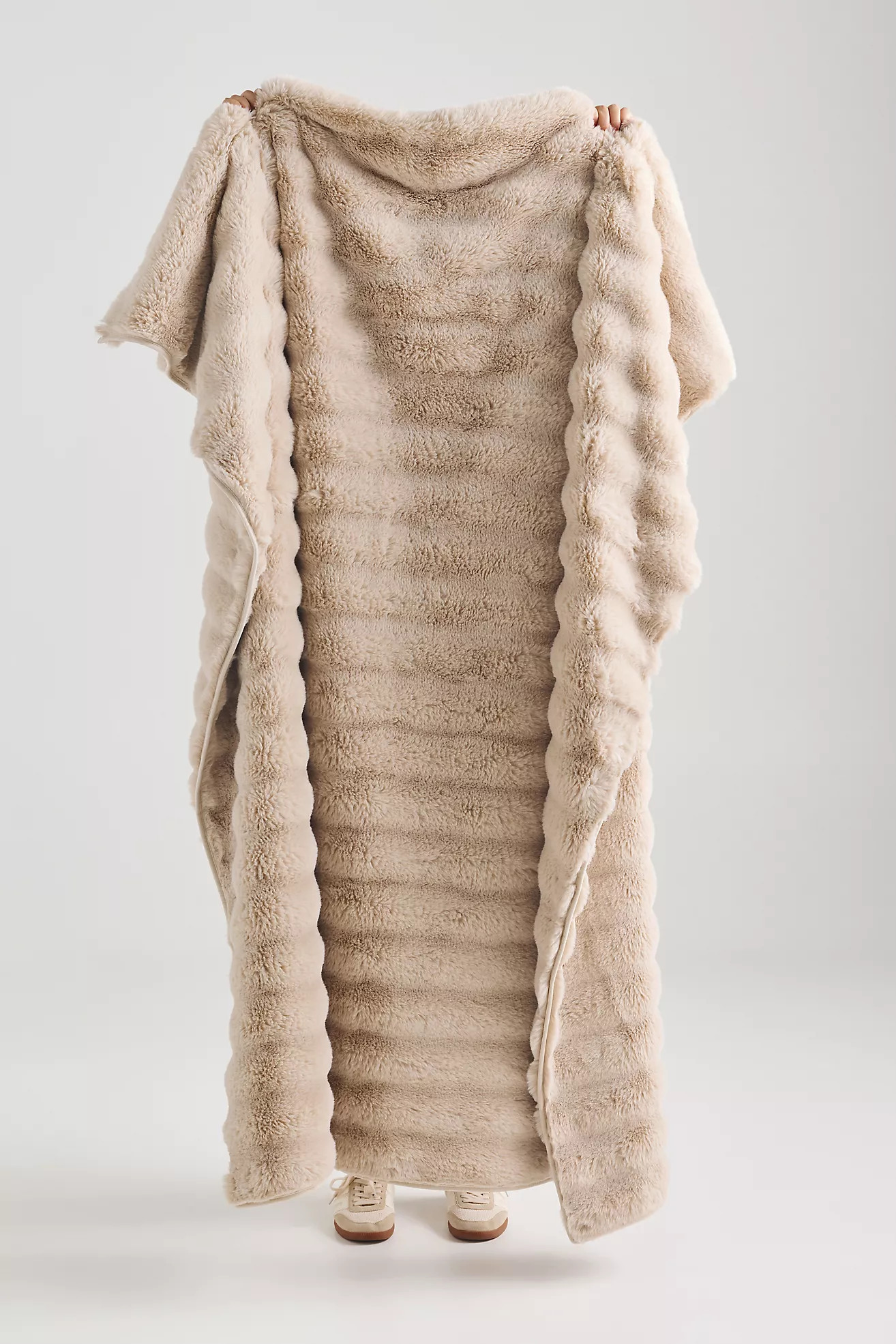 Selena Double Sided Faux Fur Throw | Anthropologie (US)