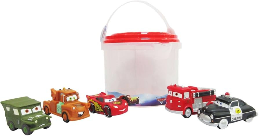 Disney Store Official Bath Set (Pixar Cars) - Kids Bath Accessories with Beloved Disney Character... | Amazon (US)
