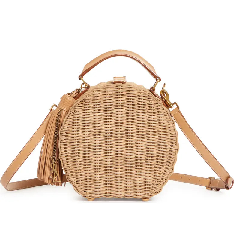Small Mica Wicker Top Handle Bag | Nordstrom