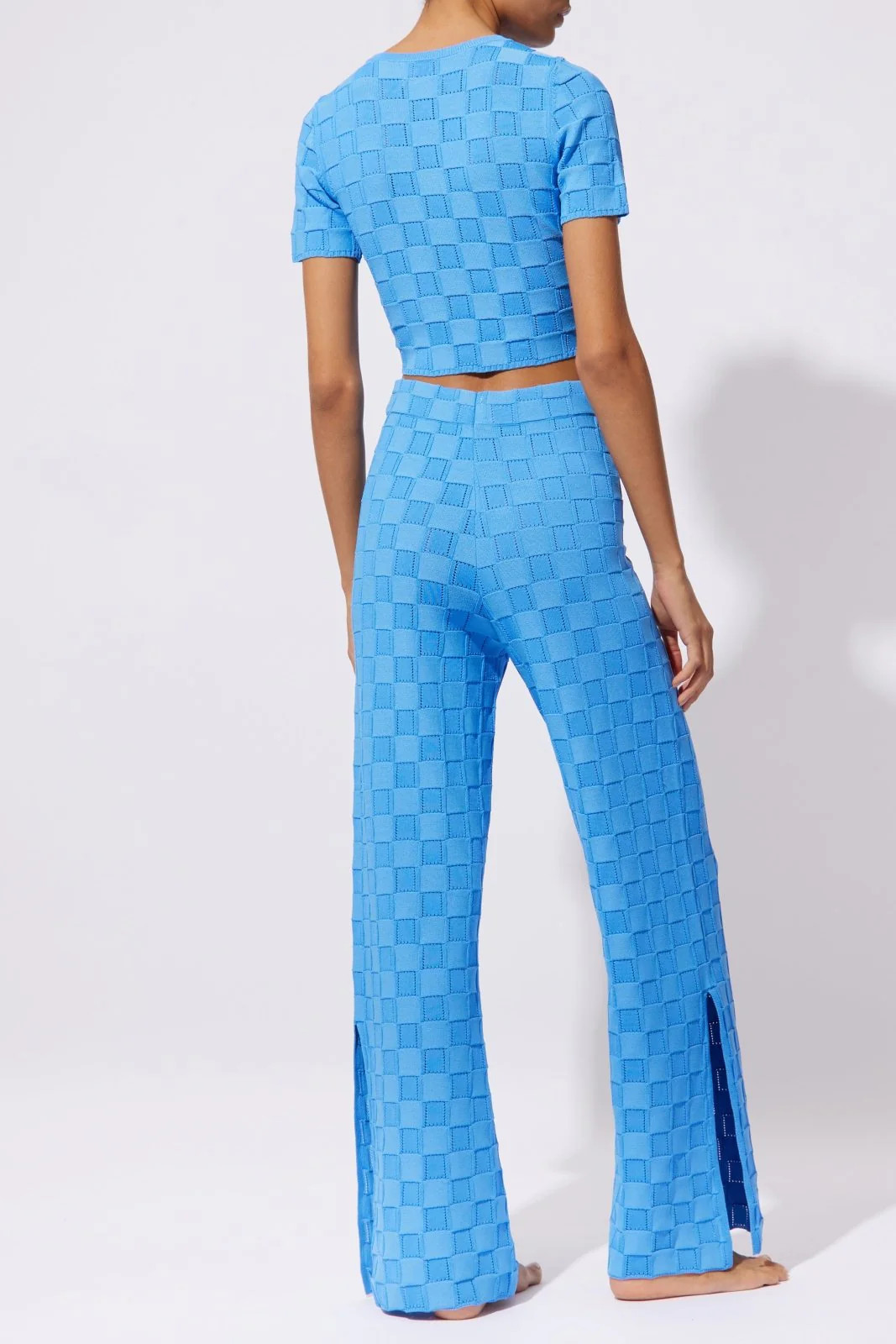 The Logan Pant in French Blue Basketweave | Solid & Striped