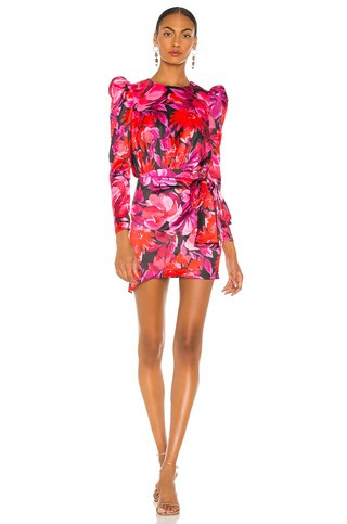 NBD Levigne Mini Dress in Dark Floral from Revolve.com | Revolve Clothing (Global)