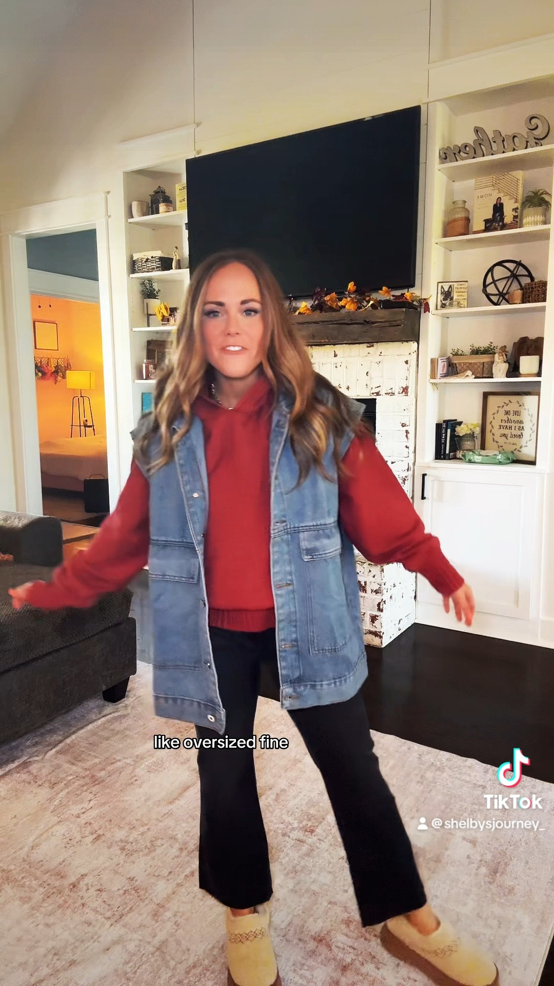 Linking the sweatshiry and jeans! The vest and shoes are tiktok shop 🤩🍂🫶🏼

#LTKGiftGuide #LTKFindsUnder100 #LTKFindsUnder50