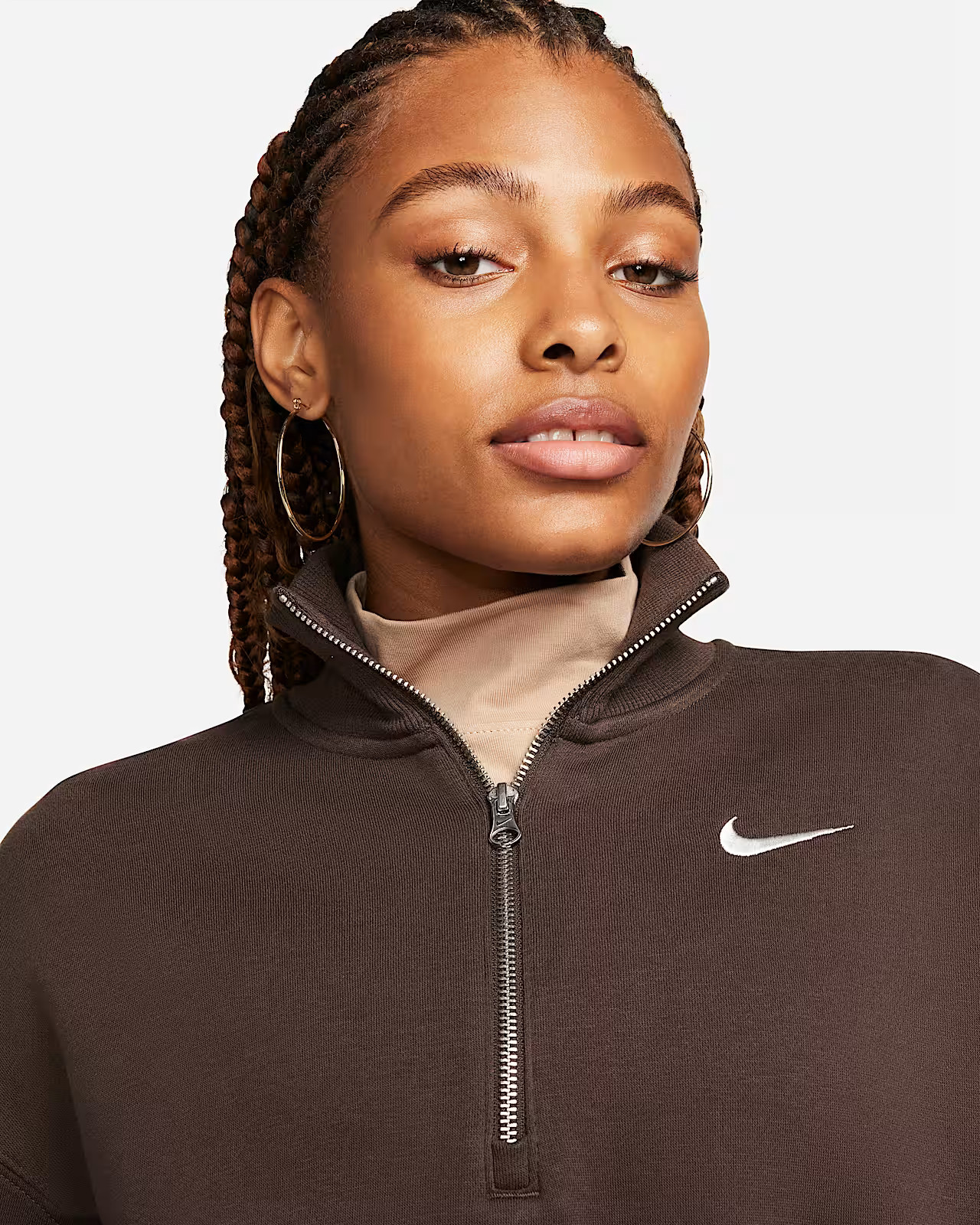 Nike Sportswear Phoenix Fleece Women's Oversized 1/2-Zip Crop Sweatshirt. Nike.com | Nike (US)