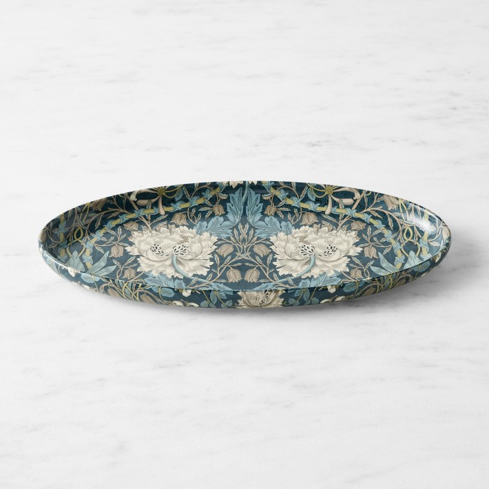 Williams Sonoma Home x Morris & Co. Honeysuckle Tulip Tray | Williams-Sonoma