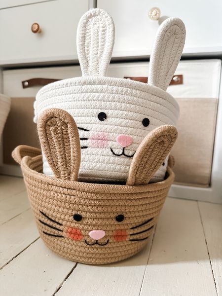 just the CUTEST little bunny easter baskets for my toddlers 🐰😍

target finds / easter baskets

#LTKkids #LTKSeasonal #LTKfindsunder50