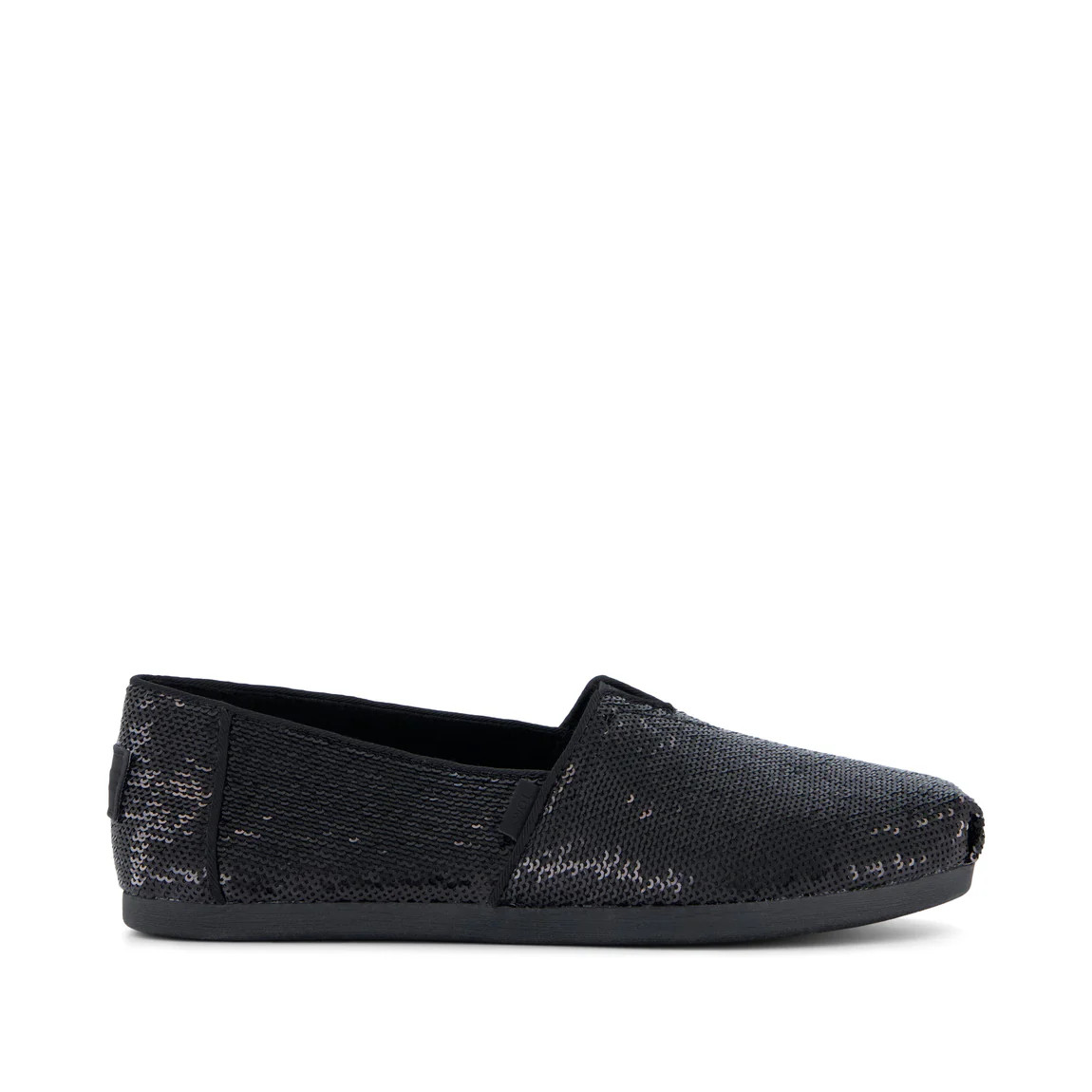 Womens Alpargata Classic Black Metallic Sequins | Toms EMEA