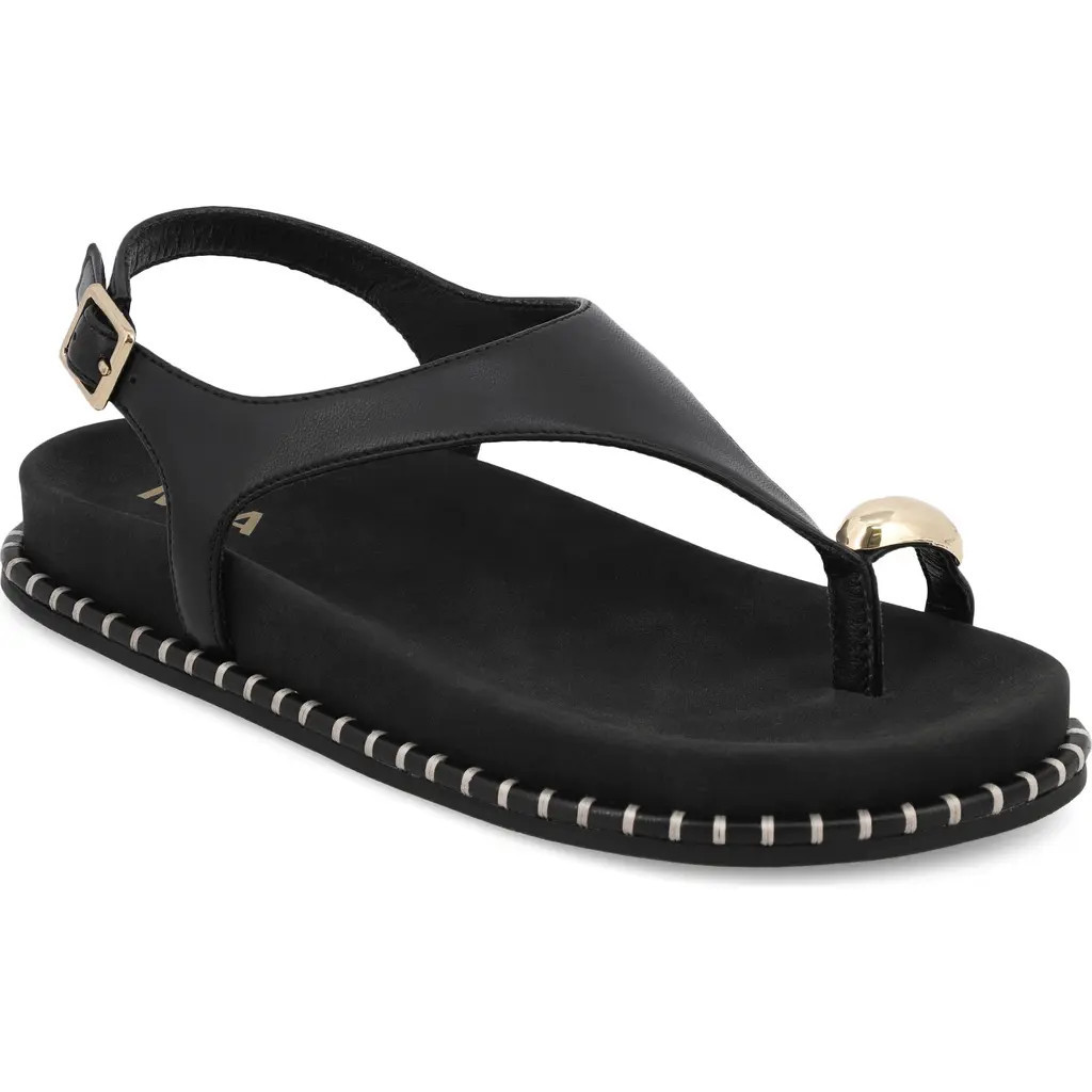 MIA Leilah Slingback Platform Sandal in Black at Nordstrom, Size 7.5 | Nordstrom