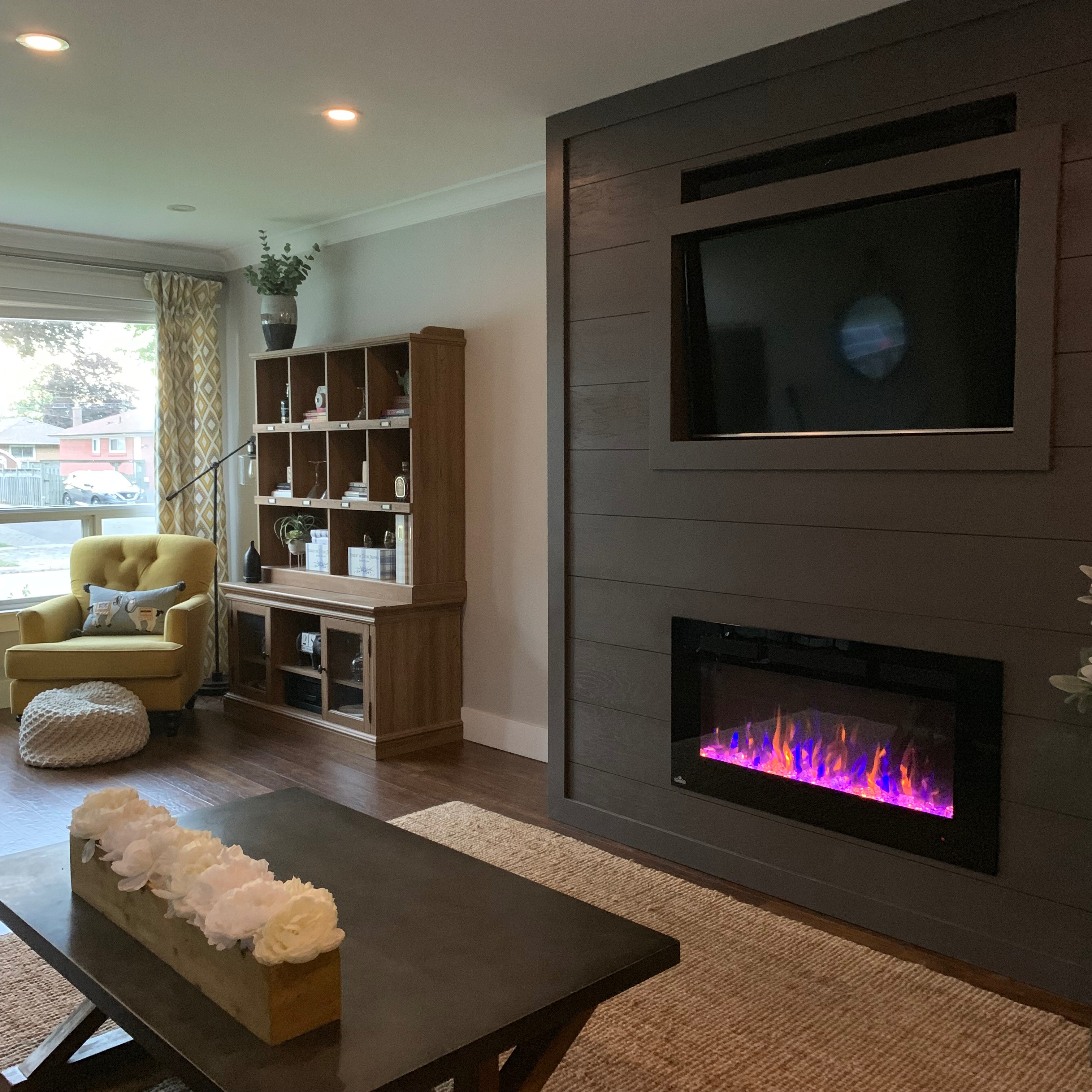 Our DIY Fireplace 

 