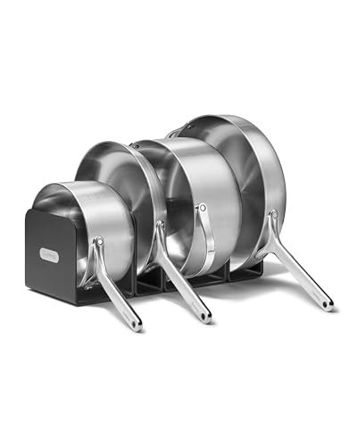 Caraway Stainless Steel Cookware Set – 12 Piece 5-Ply Stainless Steel Pots and Pans Set - Includes Fry, Sauce, Sauté Pan, Dutch Oven, and Space-Saving Storage - Non Toxic, PTFE & PFOA Free | Amazon (US)